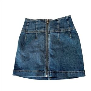 24 inch waist denim skirk